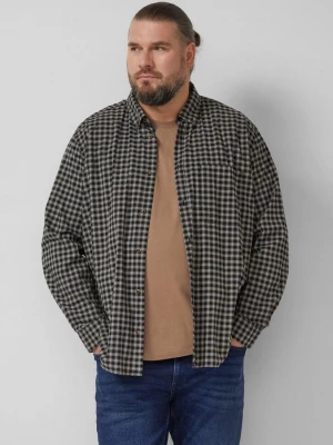 Obrázek produktu Regular fit: elastická košile na knoflíky s kostkovaným vzorem s.Oliver černá