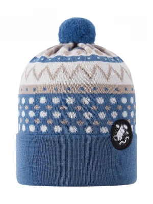 Obrázek produktu Reima čepice s bambulí dětská s merino vlnou Moomin Flinga modrá