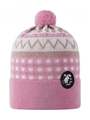 Obrázek produktu Reima čepice s bambulí dětská s merino vlnou Moomin Flinga růžová
