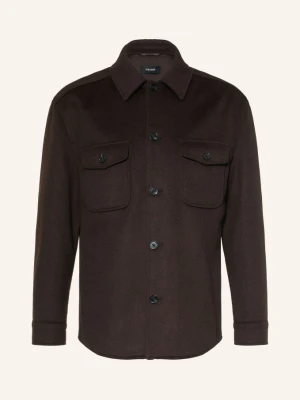 Obrázek produktu Reiss Overshirt Liam tmavě hnědá