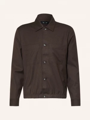 Obrázek produktu Reiss Overshirt Penge tmavě hnědá