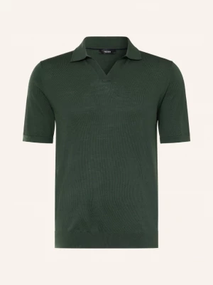 Obrázek produktu Reiss Pletená Polokošile Duchie Z Merino Vlny tmavě zelená