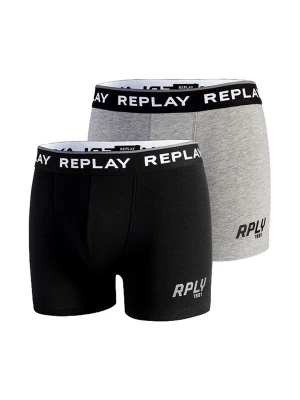 Obrázek produktu REPLAY Boxerky šedý melír / černá / bílá