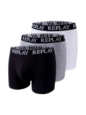 Obrázek produktu REPLAY Boxerky světle šedá / šedý melír / černá / bílá