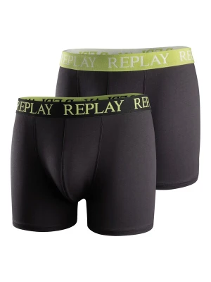 Obrázek produktu REPLAY Boxerky světle zelená / černý melír