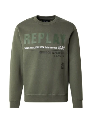 Obrázek produktu REPLAY Mikina khaki / černá / bílá