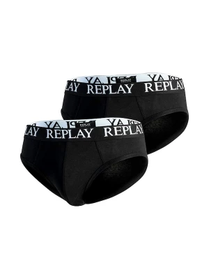 Obrázek produktu REPLAY Slipy černá / bílá