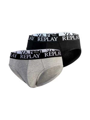 Obrázek produktu REPLAY Slipy šedá / černá / bílá
