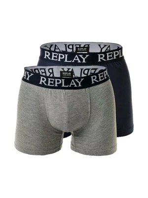 Obrázek produktu REPLAY Sportovní spodní prádlo námořnická modř / světle šedá / šedý melír