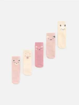 Obrázek produktu Reserved - BABIES` SOCKS MULTI - pudrově růžová