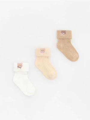 Obrázek produktu Reserved - Ponožky s ohrnutým lemem 3 pack - vícebarevná