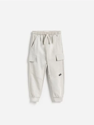 Obrázek produktu Reserved - Bavlněné jogger kalhoty - světle šedá