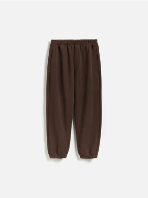 Obrázek produktu Reserved - Bavlněné kalhoty joggers - tmavě hnědá