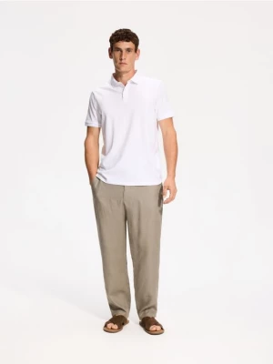 Obrázek produktu Reserved - Bavlněné polo regular fit - bílá