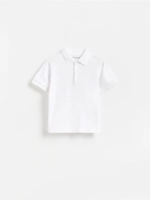 Obrázek produktu Reserved - Bavlněné polo tričko - bílá