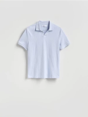 Obrázek produktu Reserved - Bavlněné polo tričko regular - bleděmodrá