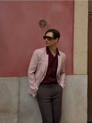 Obrázek produktu Reserved - Blejzr slim fit - pastelově růžová