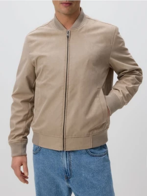 Obrázek produktu Reserved - Bunda bomber z imitace semiše - béžová