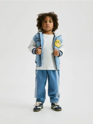 Obrázek produktu Reserved - Džínová bomber bunda SmileyWorld® - modrá
