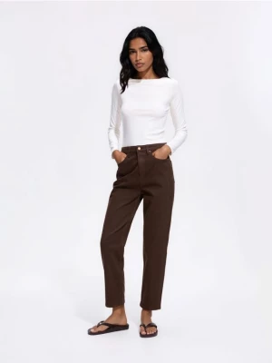 Obrázek produktu Reserved - Džíny mom fit slim - dark grey jeans