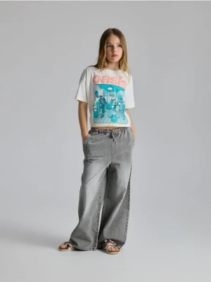 Obrázek produktu Reserved - Džíny super wide leg - světle šedá