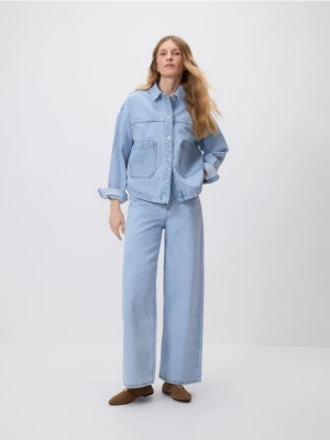 Obrázek produktu Reserved - Džíny wide leg comfort - modrá