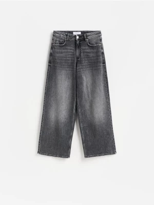 Obrázek produktu Reserved - Džíny wide leg comfort - šedá