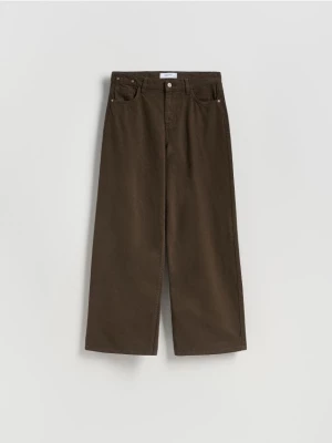 Obrázek produktu Reserved - Džíny wide leg - hnědá