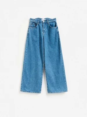 Obrázek produktu Reserved - Džíny wide leg - modrá