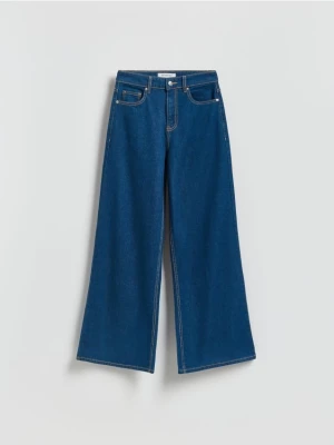 Obrázek produktu Reserved - Džíny wide leg - tmavomodrá