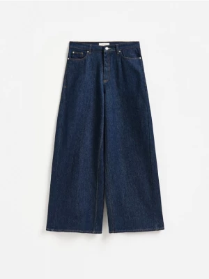 Obrázek produktu Reserved - Džíny wide leg - tmavomodrá