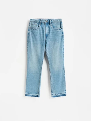 Obrázek produktu Reserved - Flare džíny s efektem seprání - indigo jeans