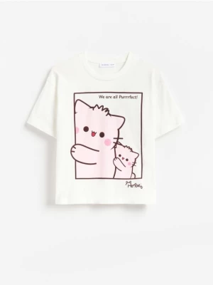 Obrázek produktu Reserved - GIRLS` T-SHIRT - krémová