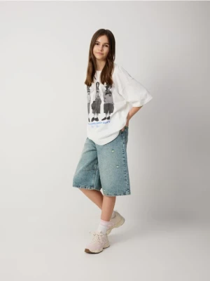 Obrázek produktu Reserved - GIRLS` T-SHIRT - krémová