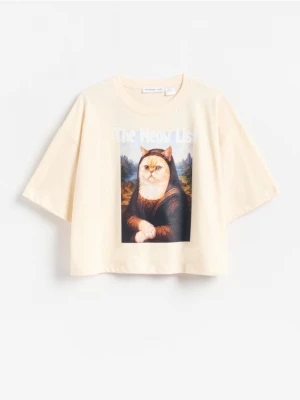 Obrázek produktu Reserved - GIRLS` T-SHIRT - tělová
