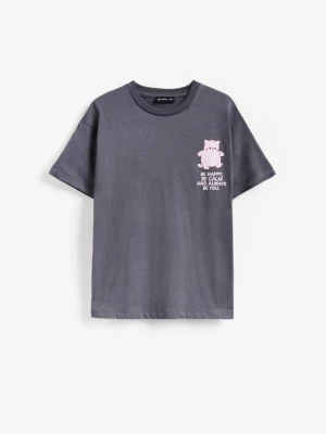 Obrázek produktu Reserved - GIRLS` T-SHIRT - tmavě šedá