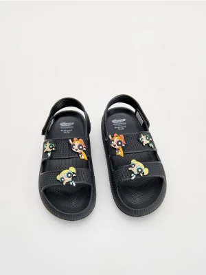 Obrázek produktu Reserved - Gumené sandály Powerpuff Girls - černý
