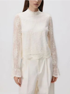 Obrázek produktu Reserved - Halenka s výšivkou - krémová