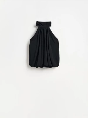 Obrázek produktu Reserved - Halenka s výstřihem halter - černý