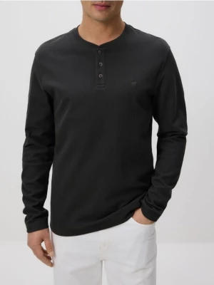 Obrázek produktu Reserved - Halenka slim fit s dlouhými rukávy - antracitová
