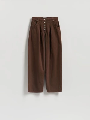 Obrázek produktu Reserved - Jeans barrel s záhyby - dark grey jeans