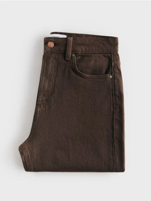 Obrázek produktu Reserved - Jeansy mom fit slim se zkrácenou nohavicí - dark grey jeans