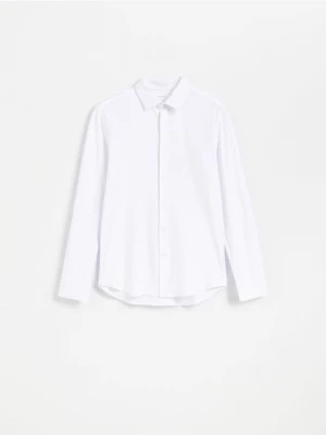 Obrázek produktu Reserved - Jednobarevná košile slim fit - bílá