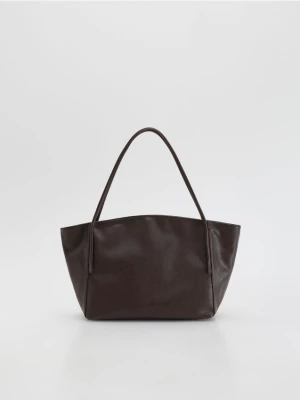 Obrázek produktu Reserved - Kabelka shopper - tmavě hnědá