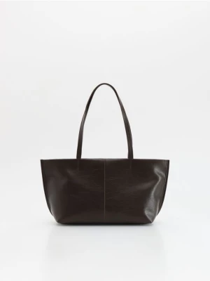 Obrázek produktu Reserved - Kabelka shopper - tmavě hnědá