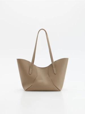 Obrázek produktu Reserved - Kabelka shopper - tmavě hnědá