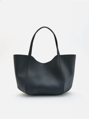 Obrázek produktu Reserved - Kabelka shopper z napodobeniny kůže - černý