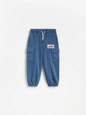 Obrázek produktu Reserved - Kalhoty jogger cargo - modrá