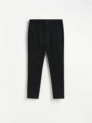 Obrázek produktu Reserved - Kalhoty skinny s vysokým podílem bavlny - černý