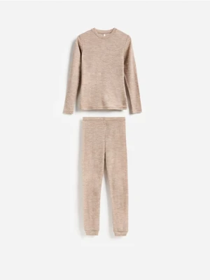 Obrázek produktu Reserved - Komplet z merino vlny - béžová